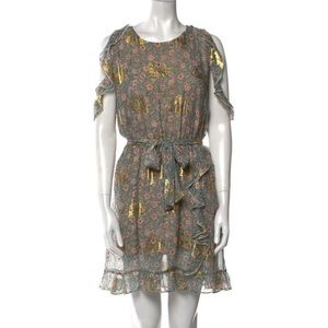 The Kooples Silk A-Line Mini Dress